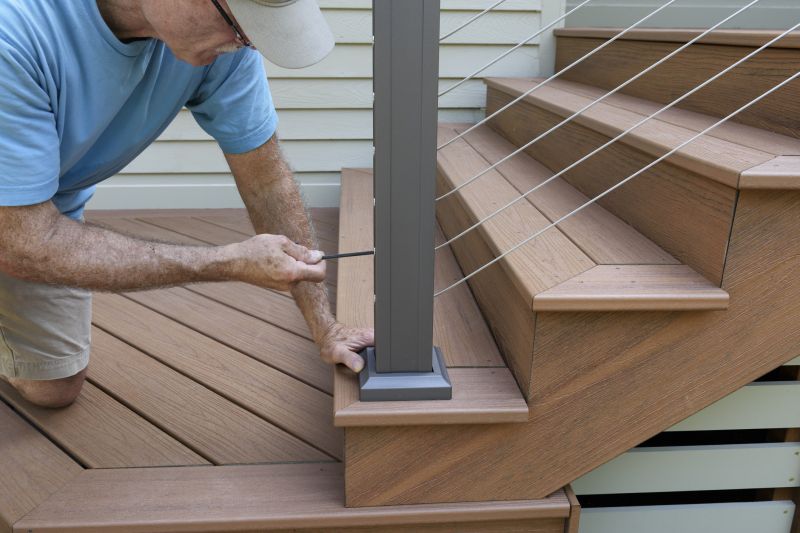Deck Steps Repair in Conroe, TX