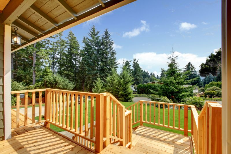 Finished Wooden Railing