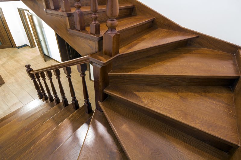 Finished Wood Stairs
