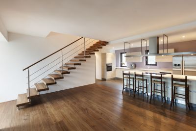 Contemporary Wood Railings